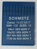 Иглы DB х 1 № 100 SES SERV 7 SCHMETZ